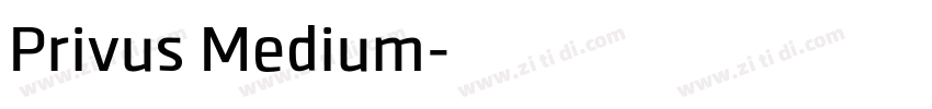 Privus Medium字体转换